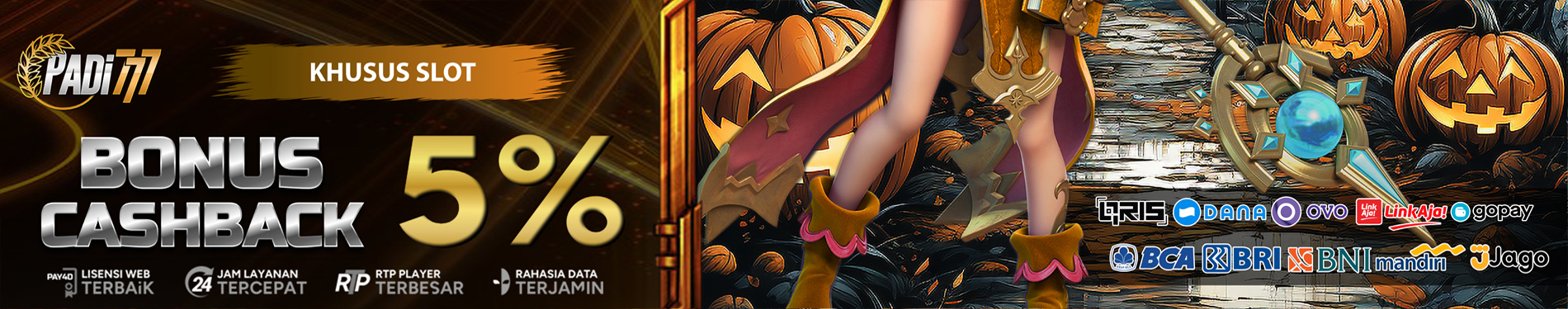 Bonus Cashback Slot 5%